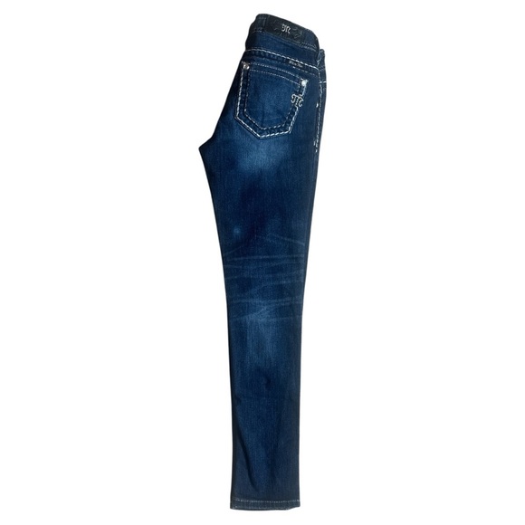 Miss Me Blue Skinny Jeans Classic Style - Picture 1 of 7